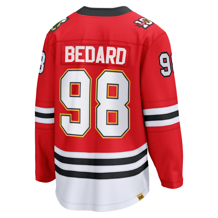 Fanatics Chicago Blackhawks Centennial Breakaway Replica Bedard Jersey