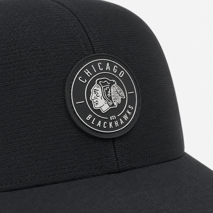TravisMathew Chicago Blackhawks Bahamas Silicone Patch Snapback