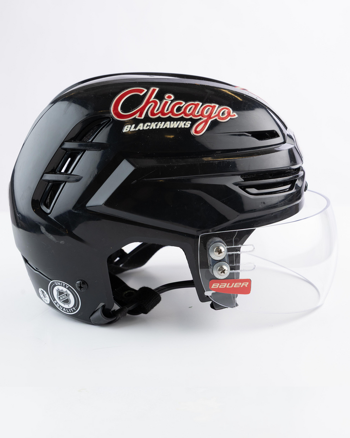 Andreas Athanasiou Game-Used Black Helmet 21700