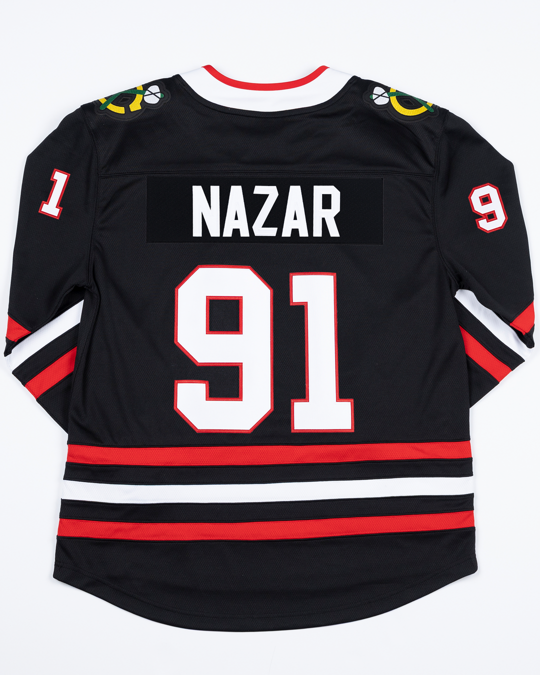 Fanatics Chicago Blackhawks Frank Nazar Breakaway Replica Alternate Pressed Jersey