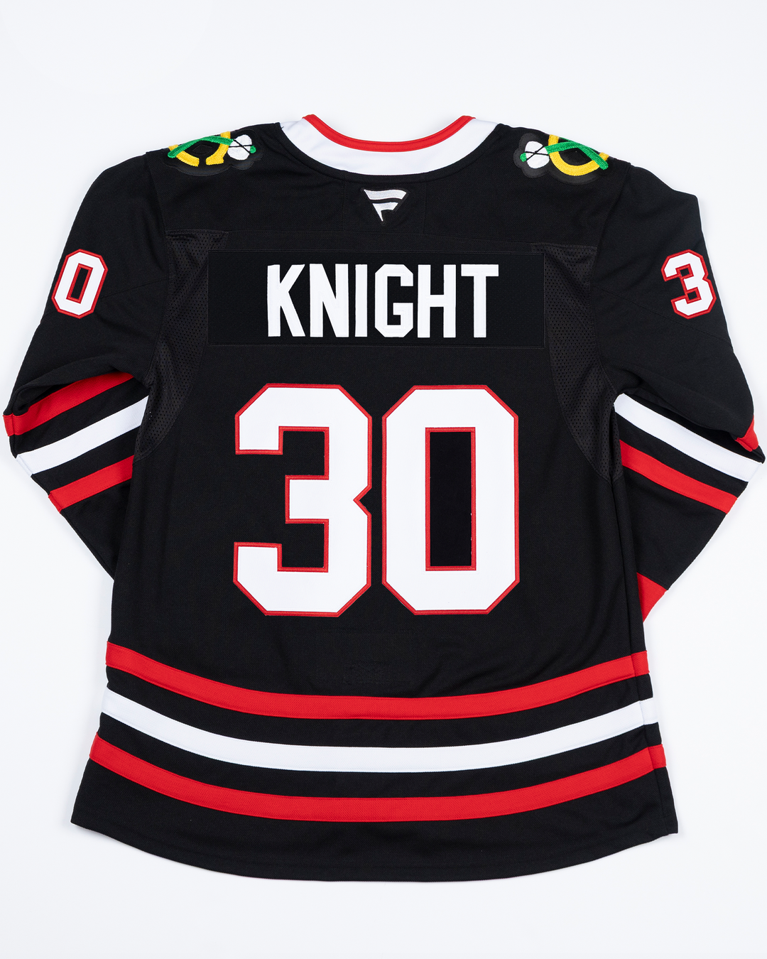 Fanatics Chicago Blackhawks Spencer Knight Premium Alternate Pressed Jersey