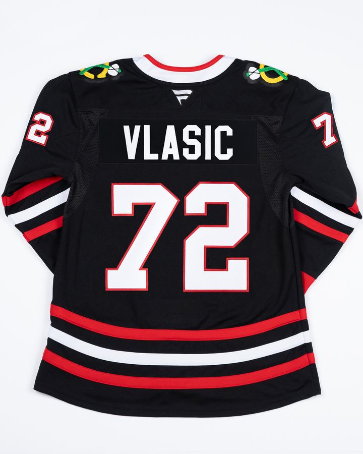 Fanatics Chicago Blackhawks Alex Vlasic Premium Alternate Pressed Jersey
