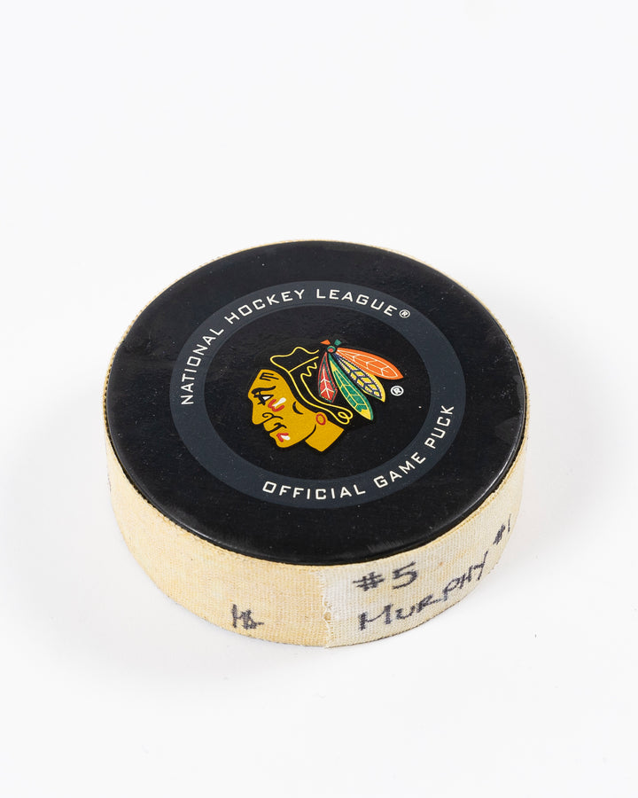 Connor Murphy Game-Used Goal Puck 11/19/19 13355