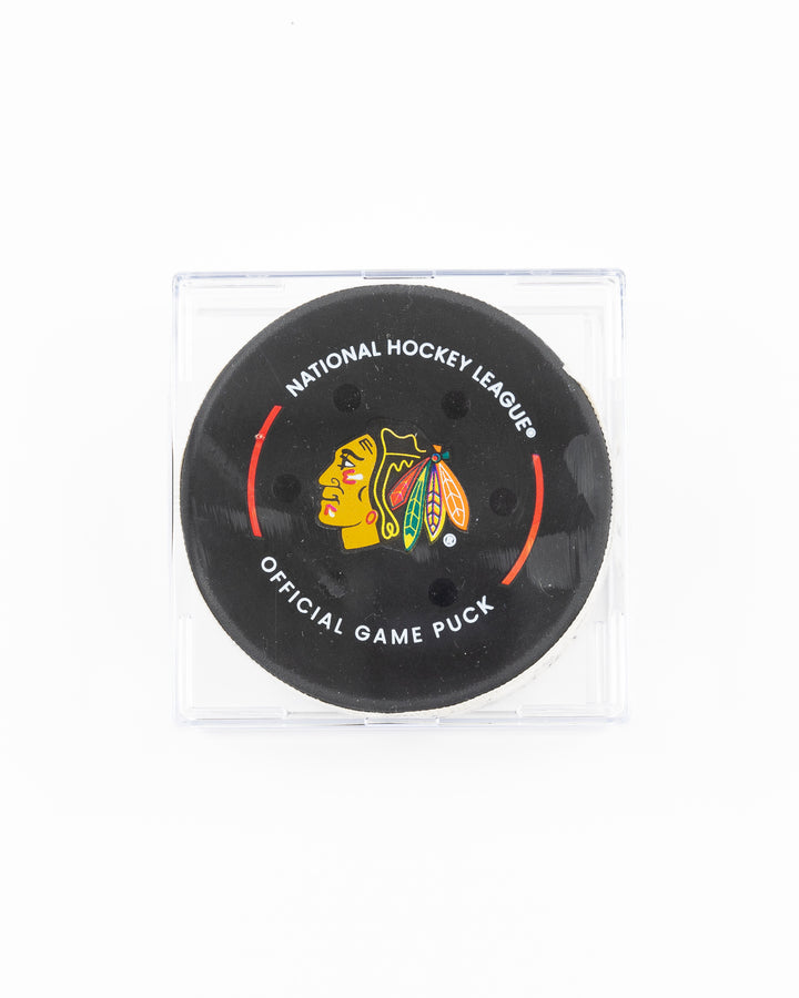 Craig Smith Game-Used Preseason Goal Puck 9/25/24 15863