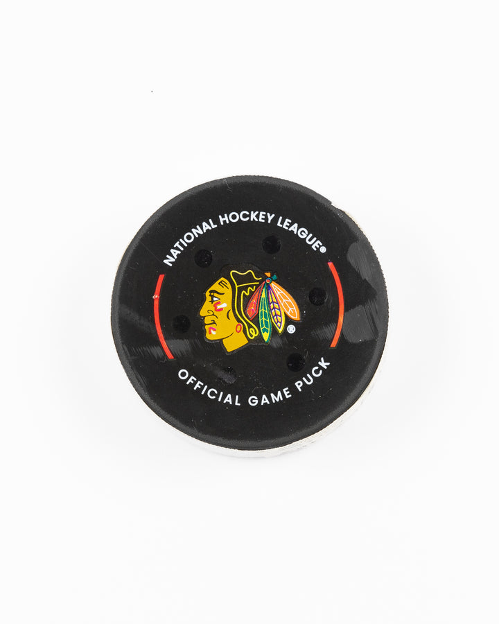 Craig Smith Game-Used Preseason Goal Puck 9/25/24 15863