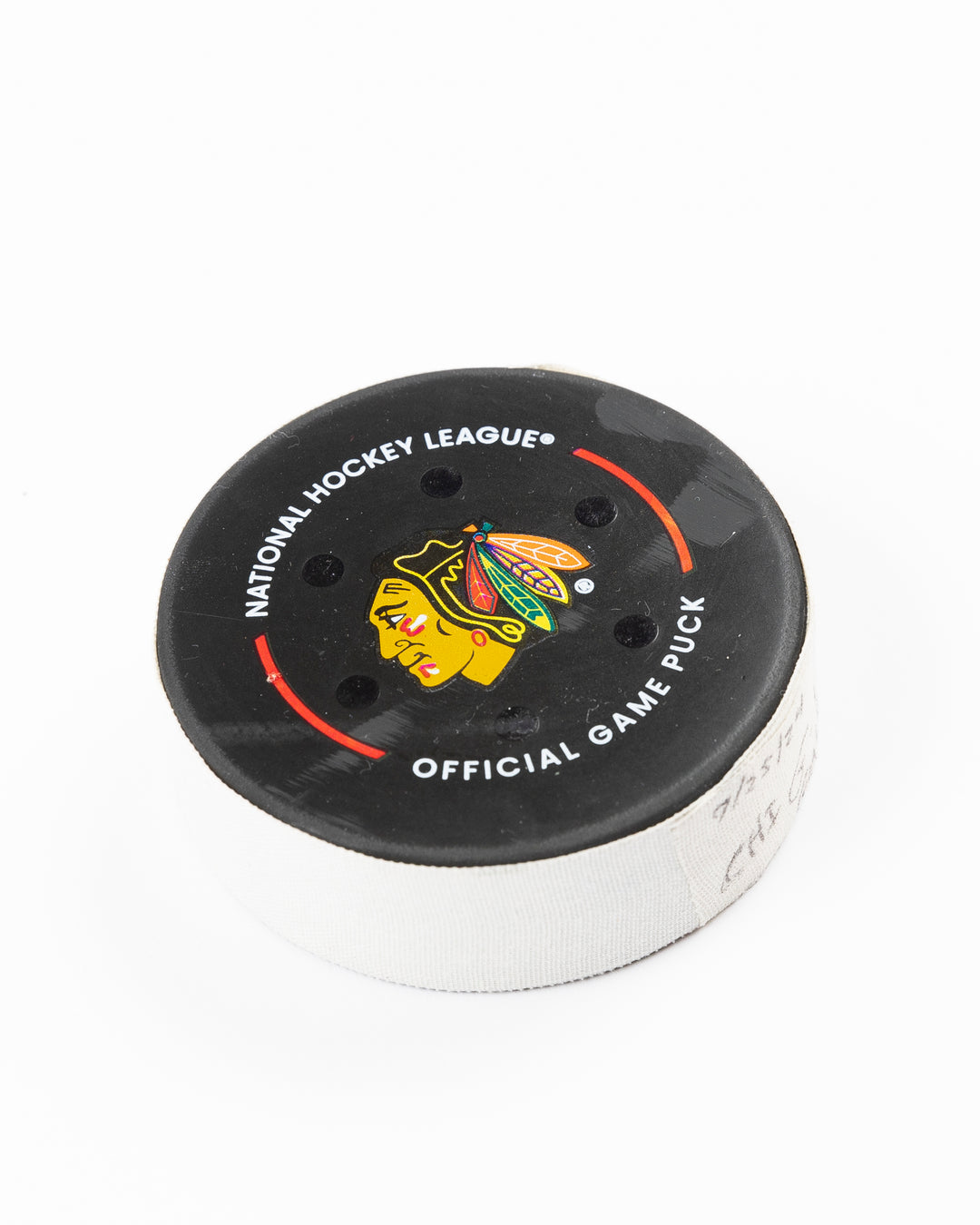 Craig Smith Game-Used Preseason Goal Puck 9/25/24 15863