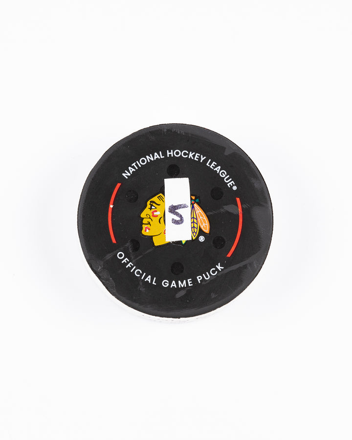 Jason Dickinson Game-Used Goal Puck 12/4/24 15959