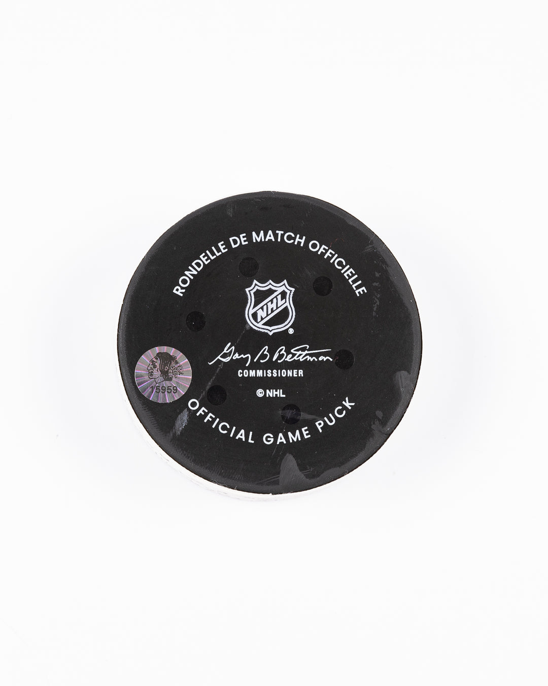 Jason Dickinson Game-Used Goal Puck 12/4/24 15959