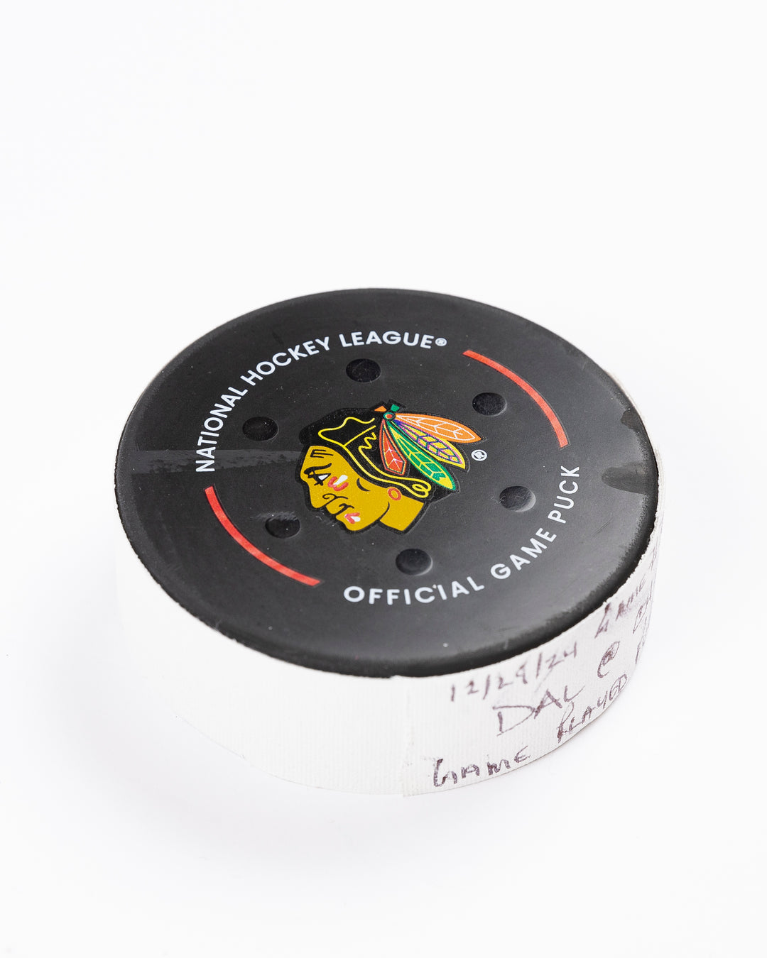 Game-Used Puck 12/29/24 16660