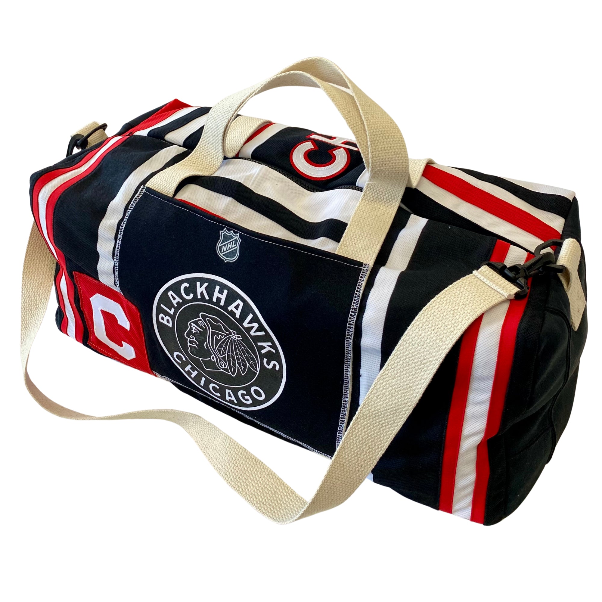 Refried Chicago Blackhawks Large Duffle Bag – CBH Shop