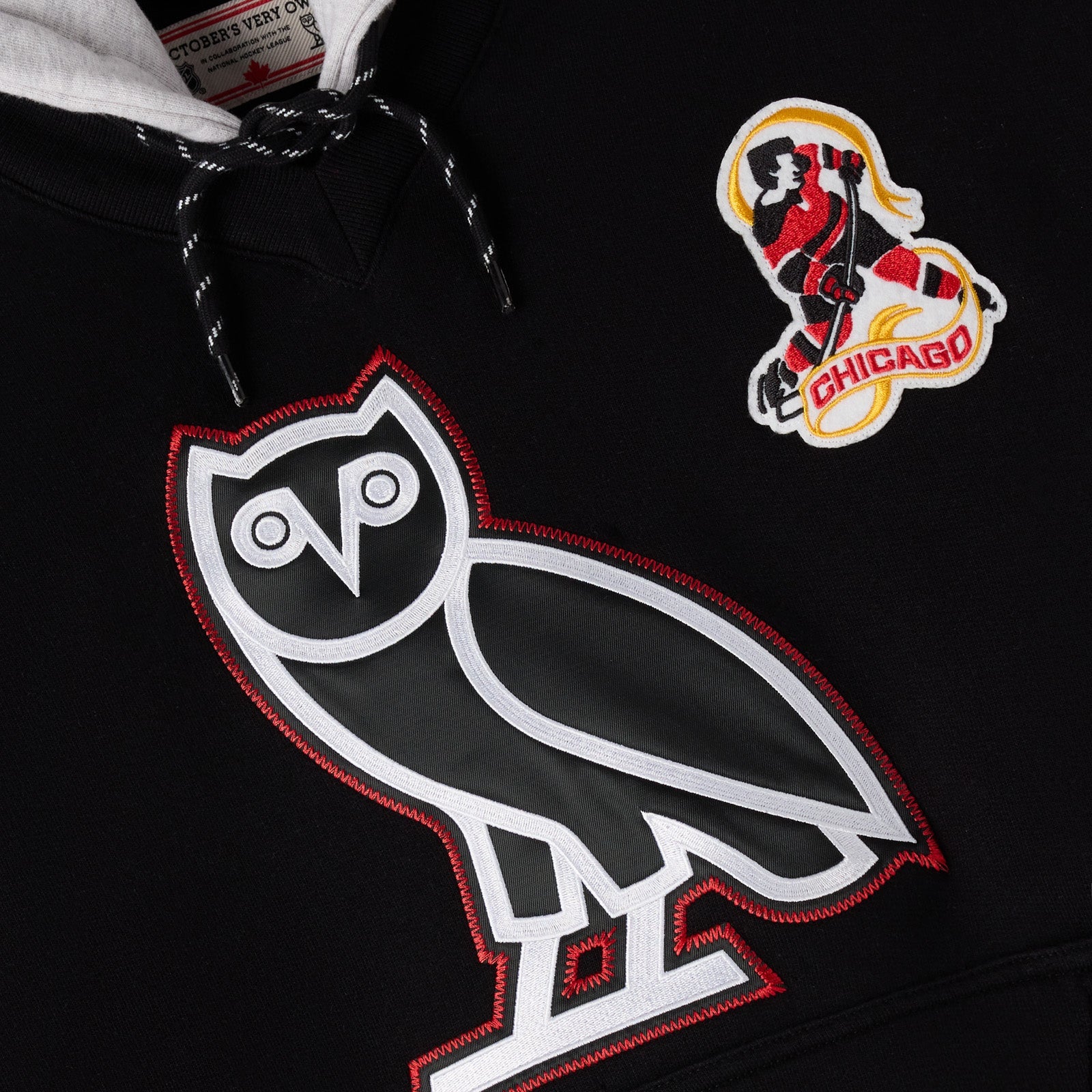 OVO x NHL Chicago Blackhawks Hoodie - Black – CBH Shop