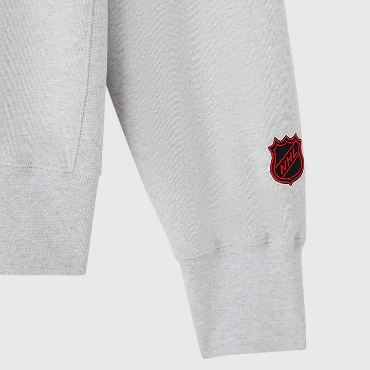 OVO x NHL Chicago Blackhawks Crewneck - Ash Heather