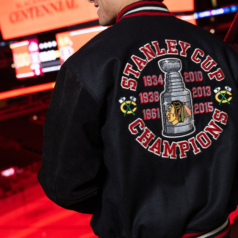 American Needle Chicago Blackhawks 6X Stanley Cup Champions Wool