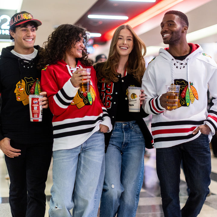 Blackhawks Originals White Hockey Hoodie