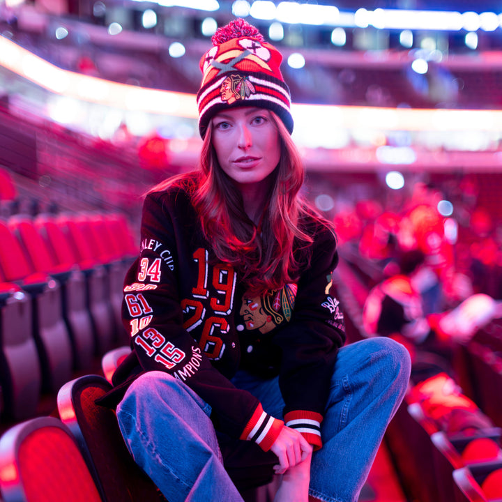 Blackhawks Originals Secondary Logo Winter Beanie