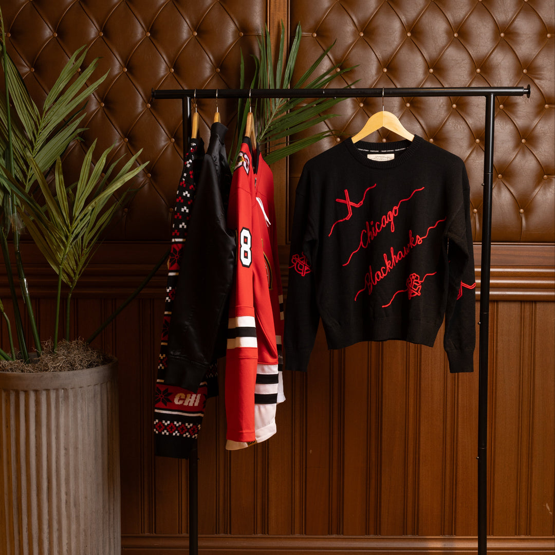 Kadyluxe Chicago Blackhawks Women's Love Letter Sweater