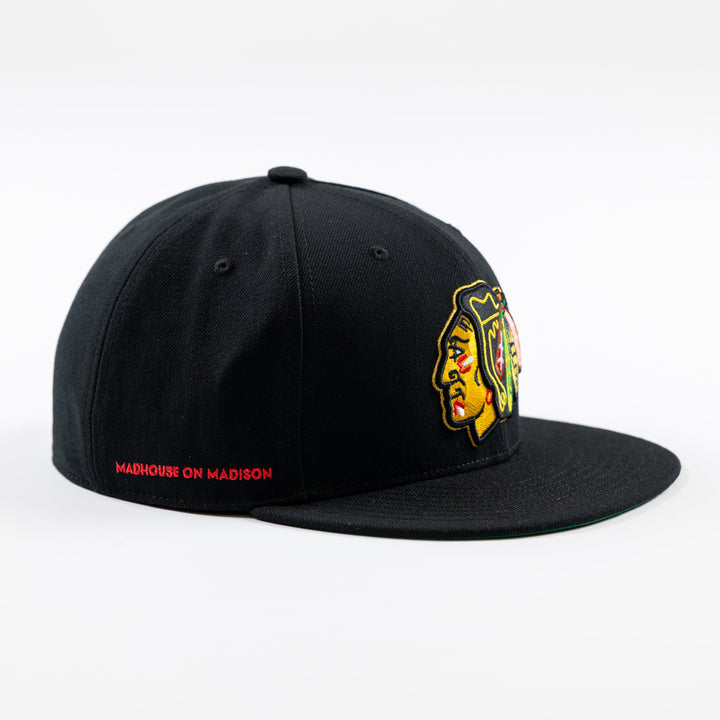Mitchell & Ness Chicago Blackhawks Madhouse on Madison Fitted Hat