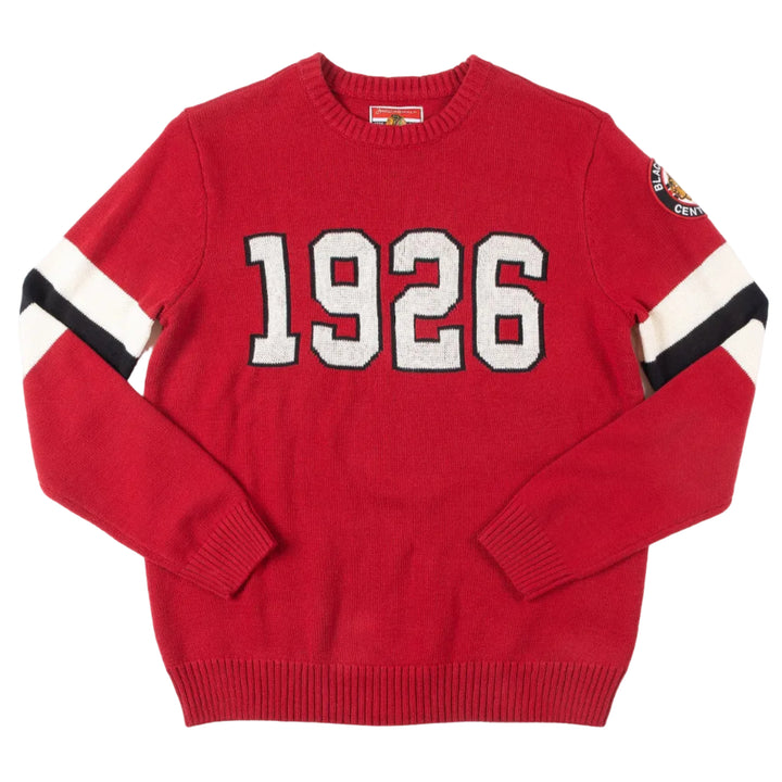 American Needle Chicago Blackhawks Centennial 1926 Knit Sweater