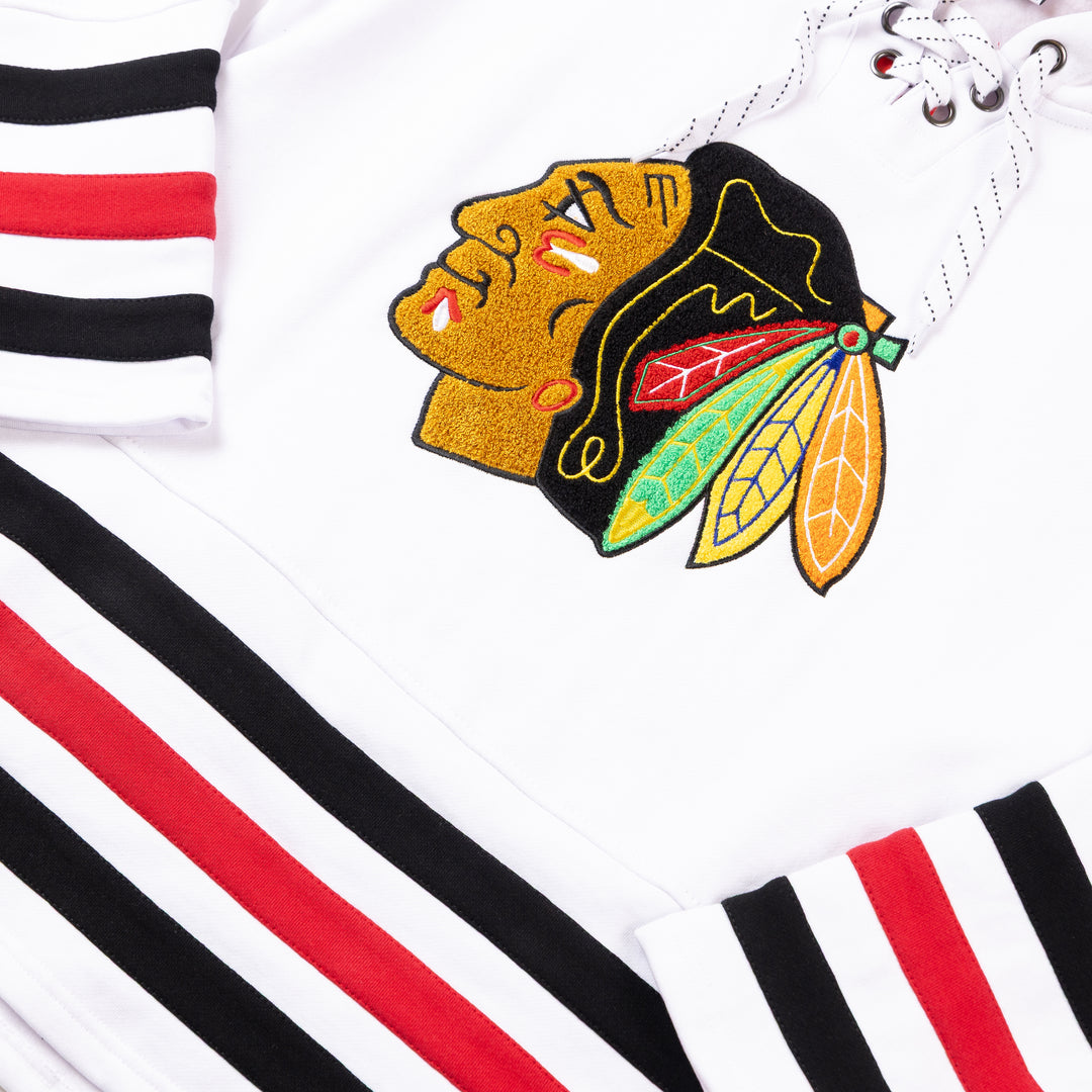 Blackhawks Originals White Hockey Hoodie