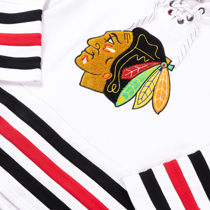 Blackhawks Originals White Hockey Hoodie