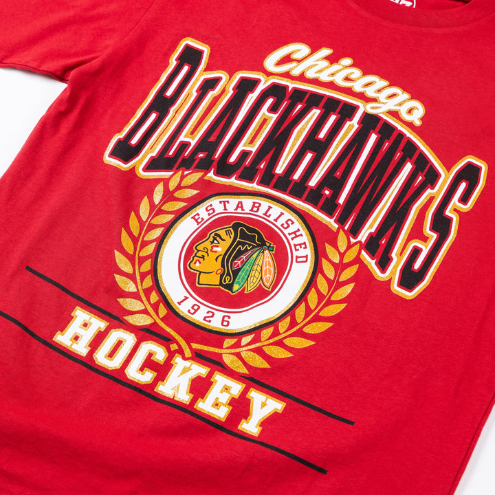 '47 Chicago Blackhawks Women's Centennial Ring True Foundation Tee