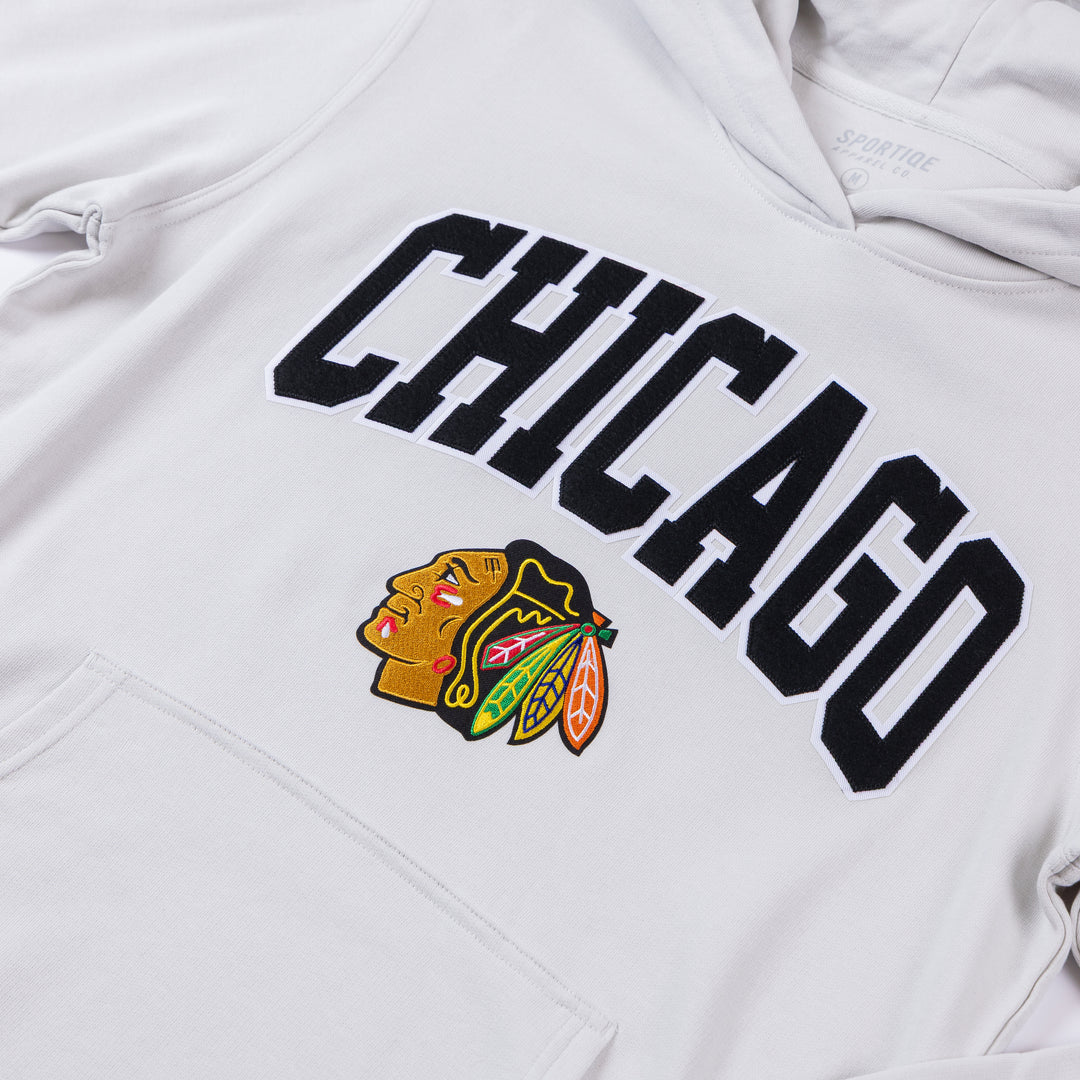 Sportiqe Chicago Blackhawks Drake French Terry Twill Hoodie