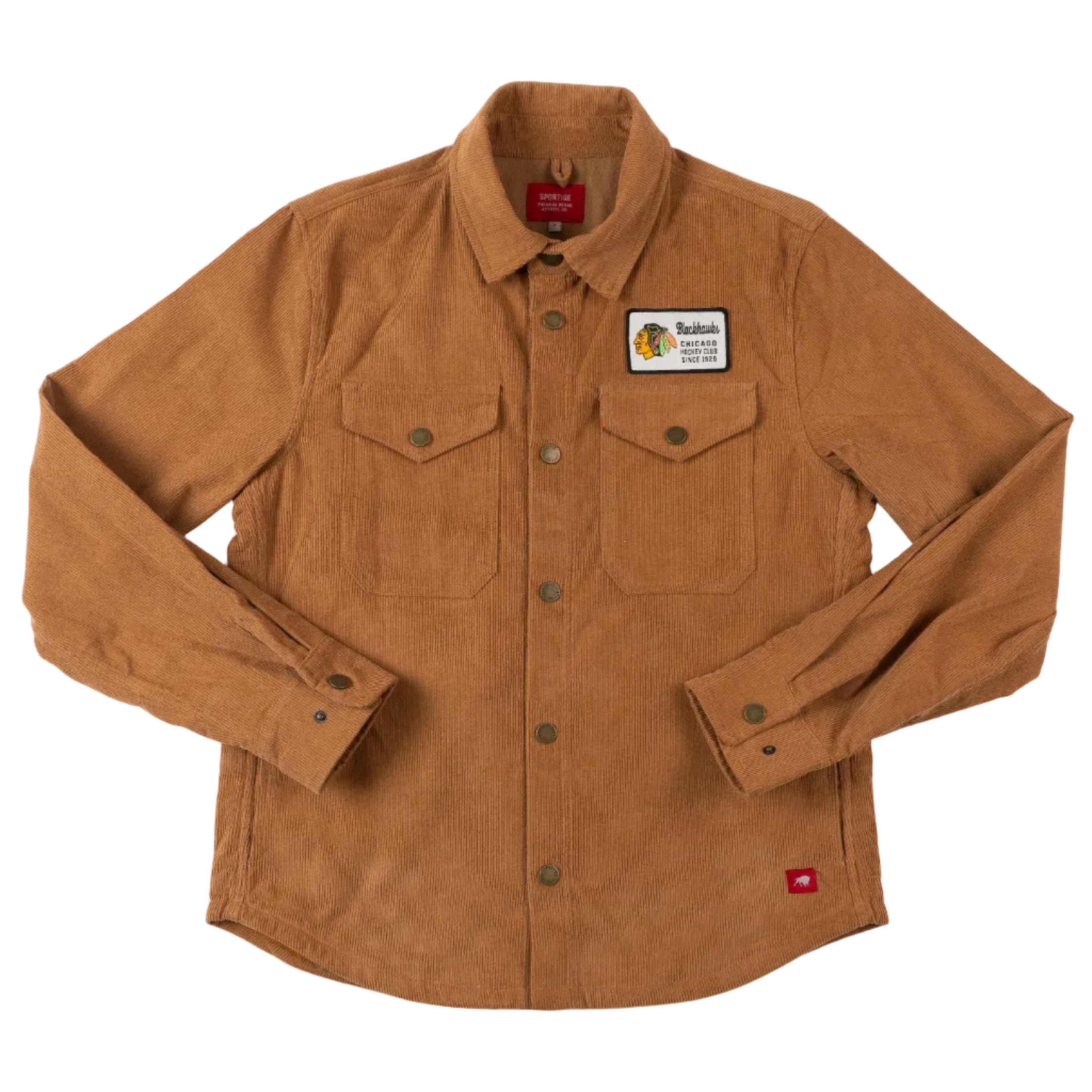 Sportiqe Chicago Blackhawks Bodie Corduroy Patch Jacket – CBH Shop