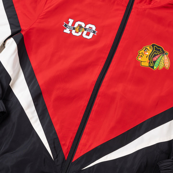Wild Collective Chicago Blackhawks Centennial Track Jacket