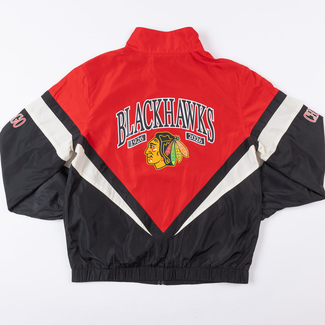 Wild Collective Chicago Blackhawks Centennial Track Jacket