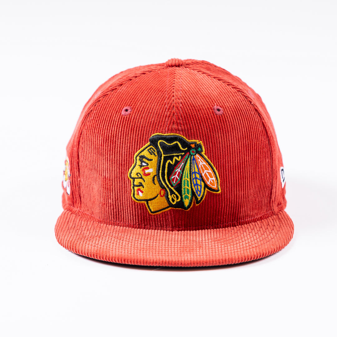 New Era Chicago Blackhawks 9Fifty Centennial Corduroy Snapback