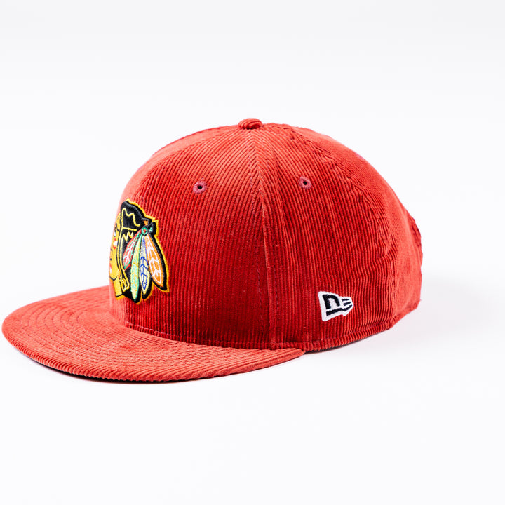 New Era Chicago Blackhawks 9Fifty Centennial Corduroy Snapback