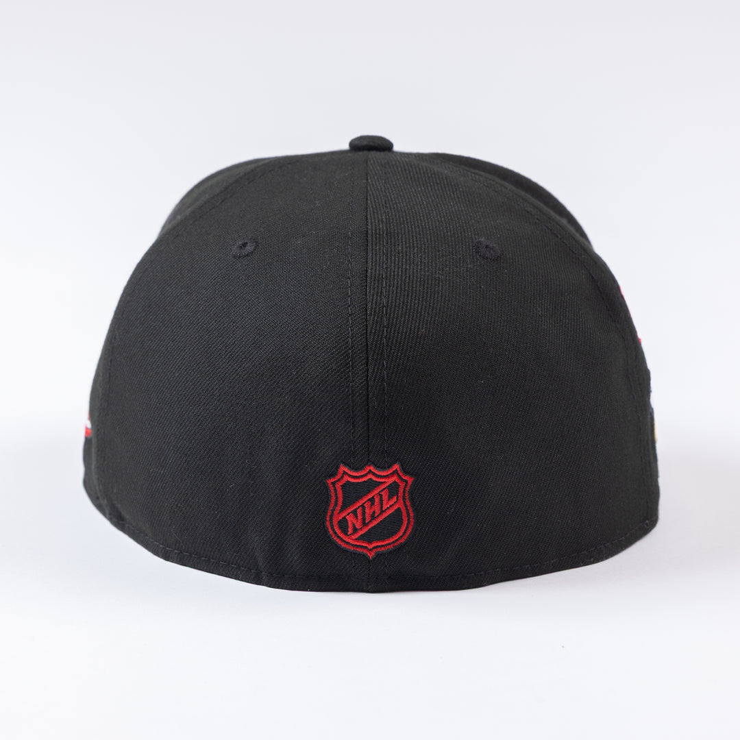 New Era Chicago Blackhawks 59Fifty Centennial Patches Fitted Hat