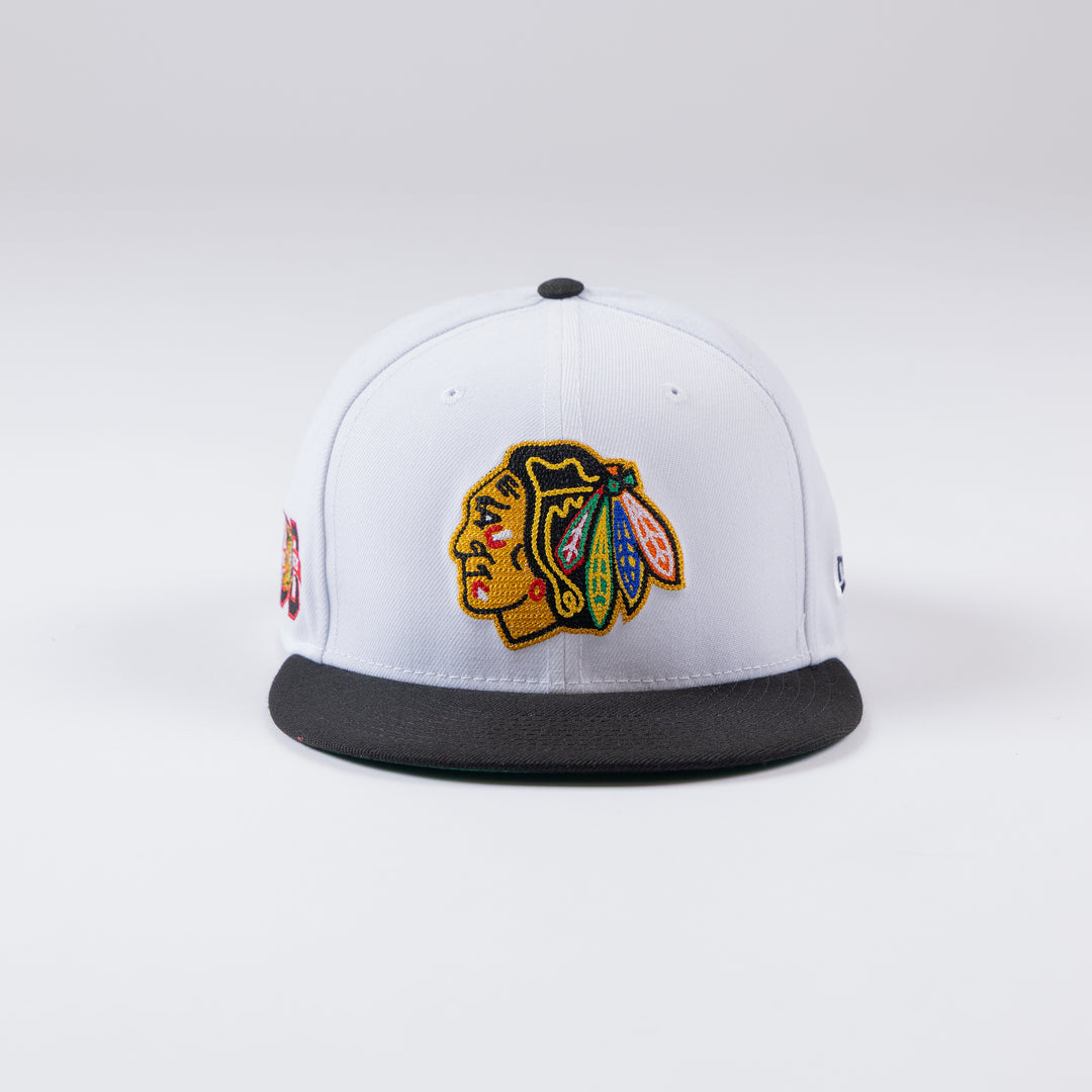 New Era Chicago Blackhawks 59Fifty Centennial Chainstitch Fitted Hat