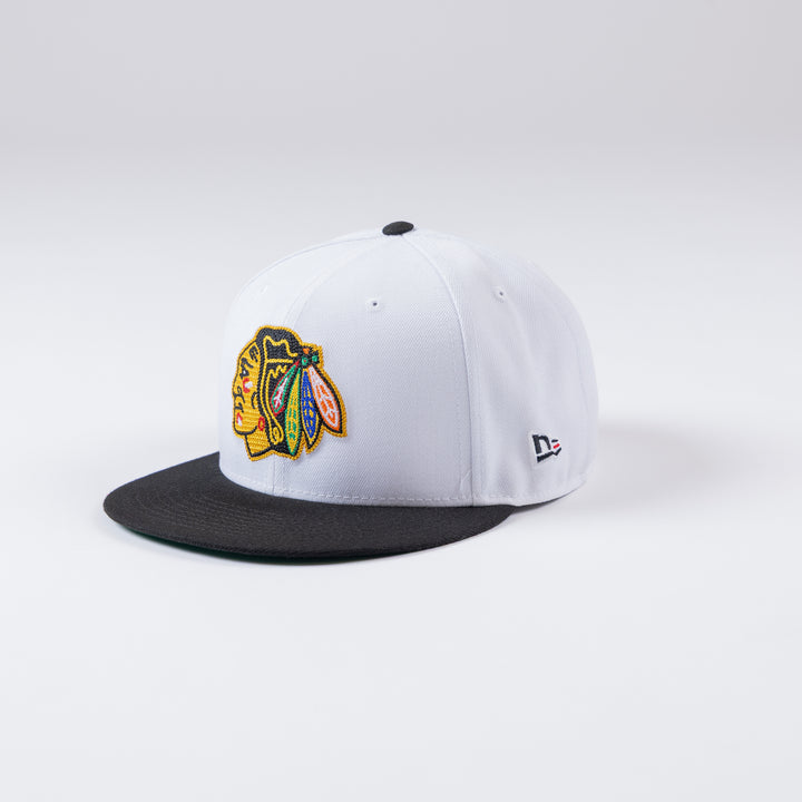 New Era Chicago Blackhawks 59Fifty Centennial Chainstitch Fitted Hat