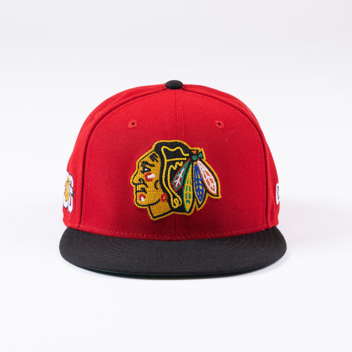 New Era Chicago Blackhawks 59Fifty Centennial Chainstitch Fitted Hat