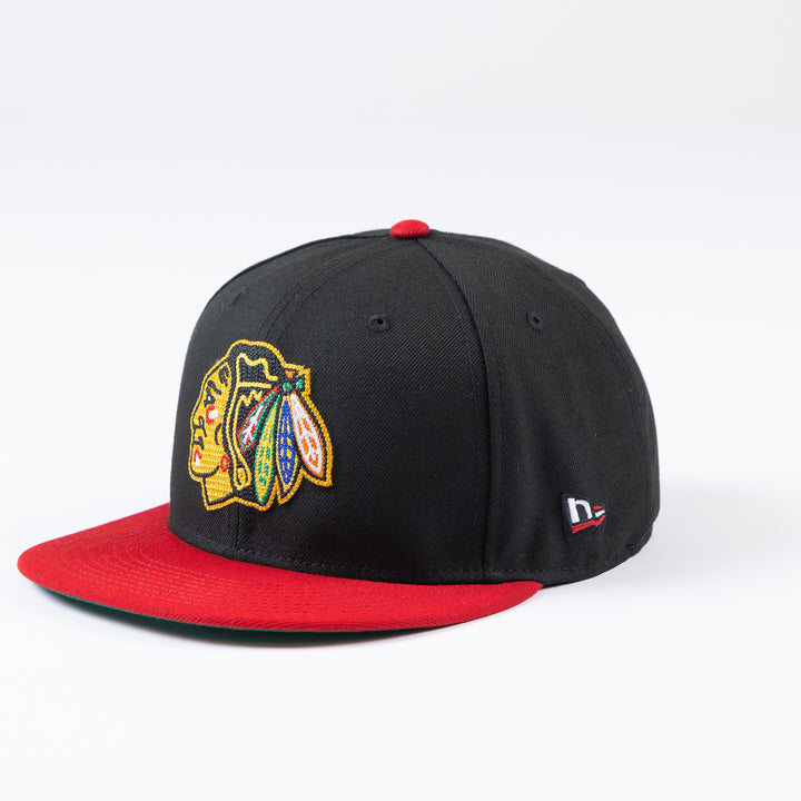 New Era Chicago Blackhawks 59Fifty Centennial Chainstitch Fitted Hat