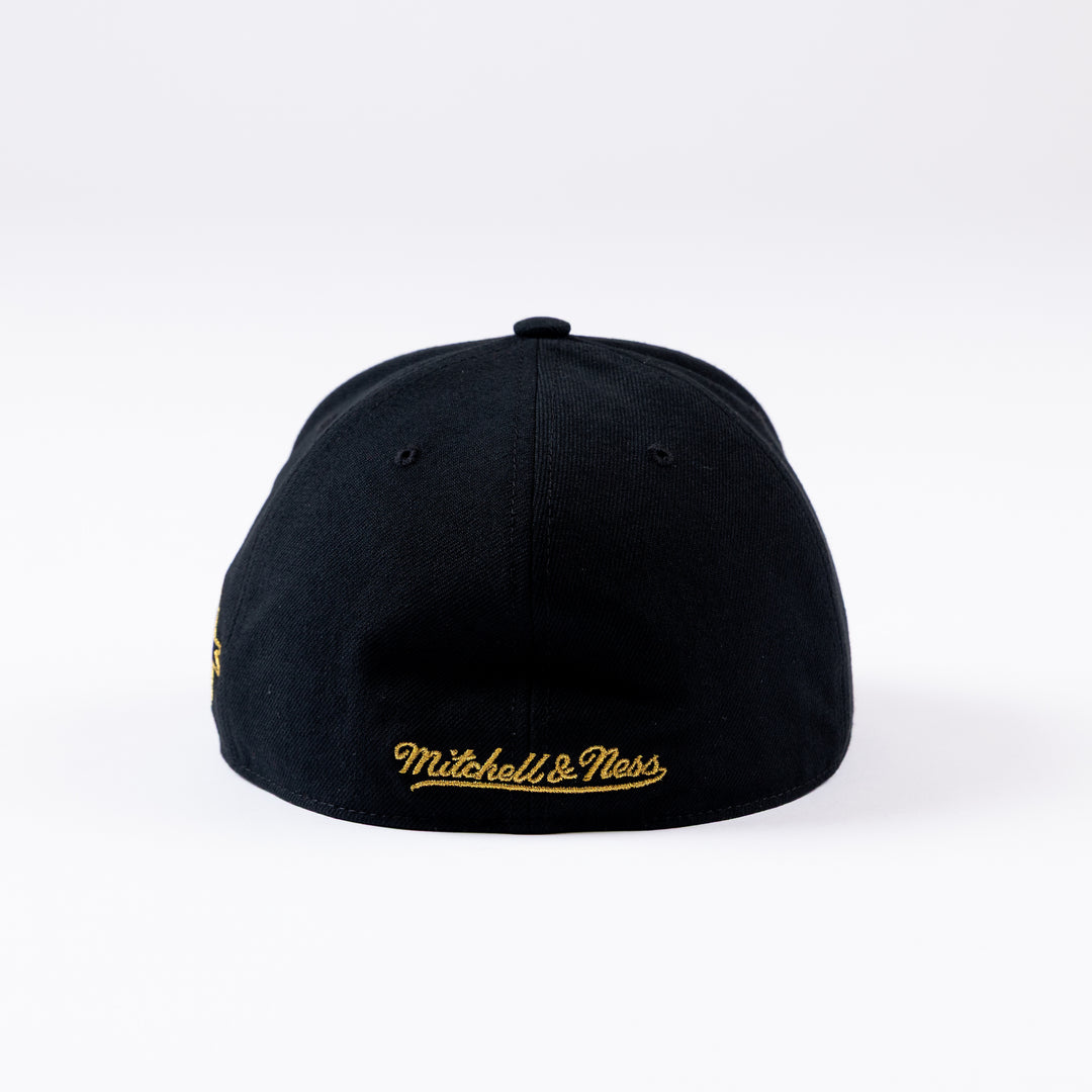 Mitchell & Ness Chicago Blackhawks Centennial Black & Gold Fitted Hat