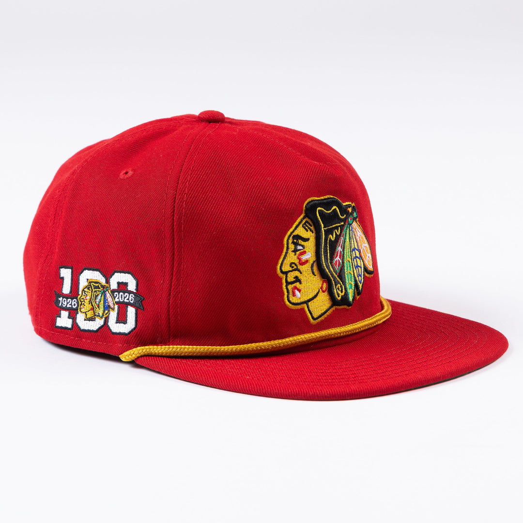 New Era Chicago Blackhawks19Twenty Centennial Rope Snapback