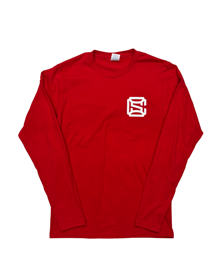 Chicago Steel Red Long Sleeve Tee