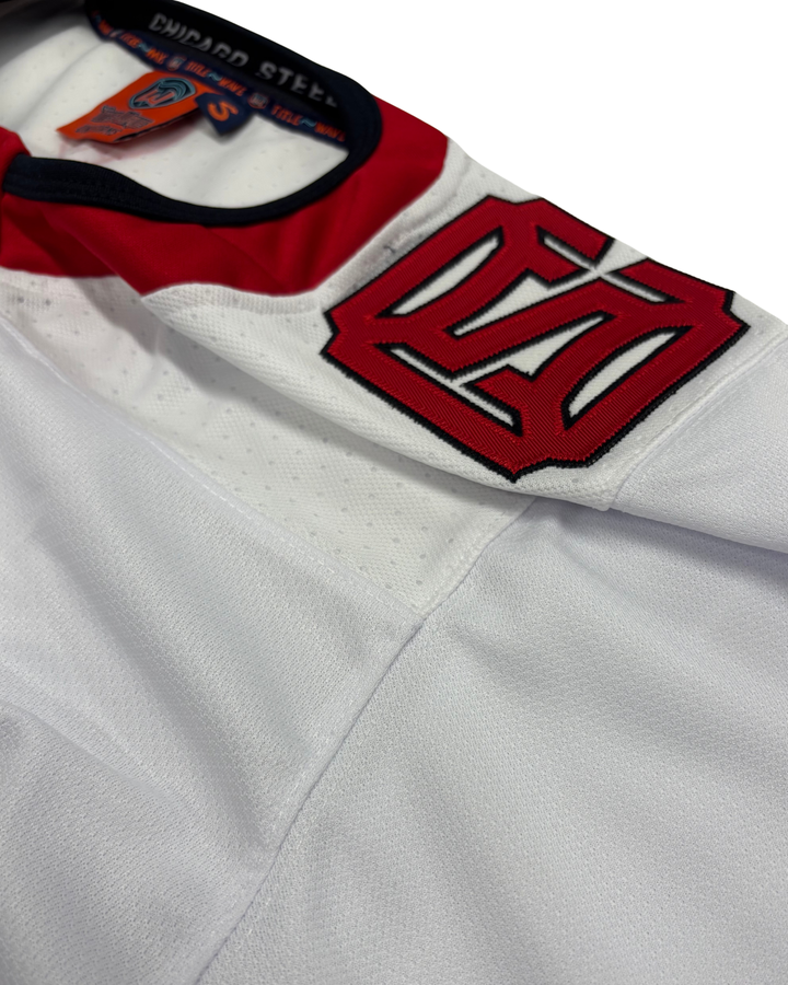 Chicago Steel New Youth White Replica Jersey