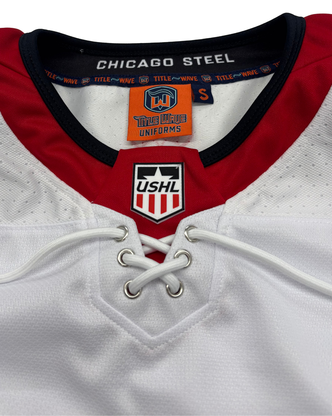 Chicago Steel New Youth White Replica Jersey