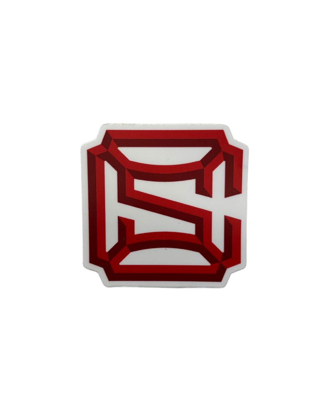 Chicago Steel Red Primary Logo Sticker