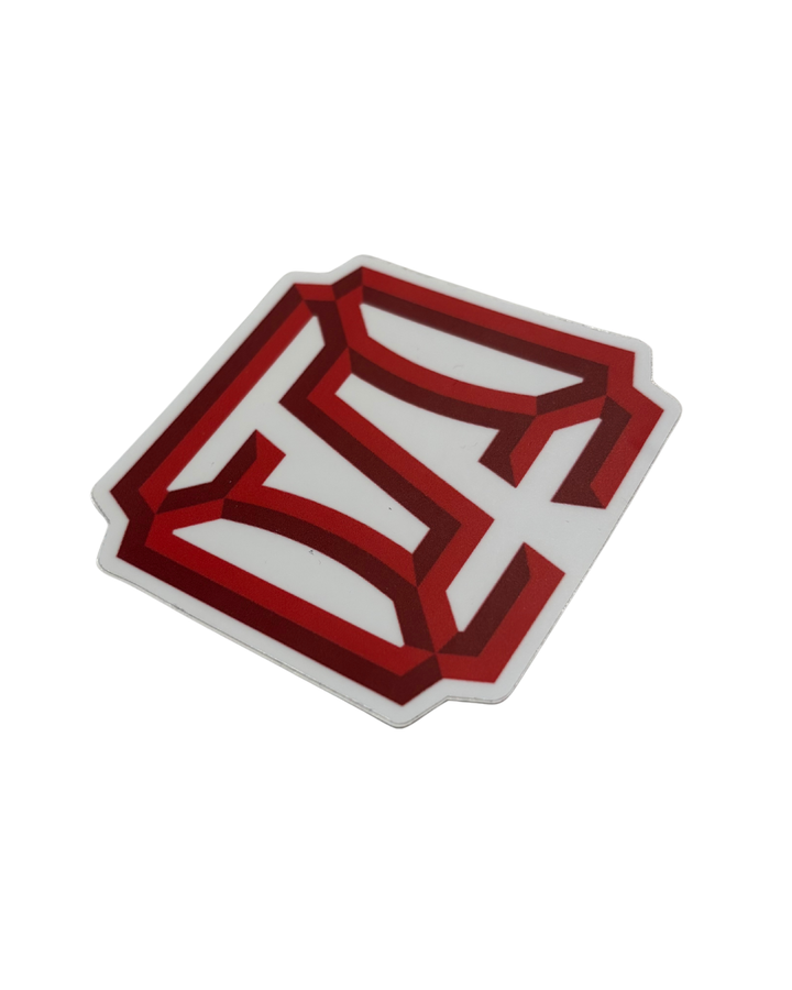Chicago Steel Red Primary Logo Sticker