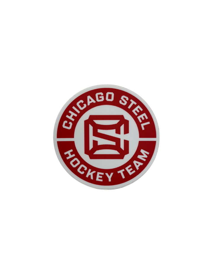 Chicago Steel Red Patch Sticker