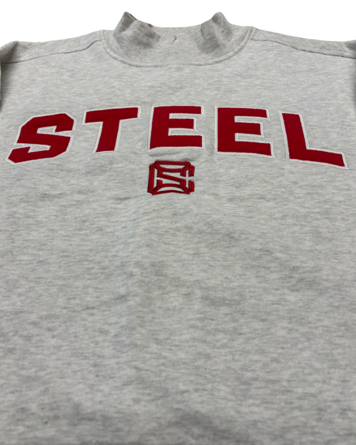 Chicago Steel Ladies Mock Neck Crew