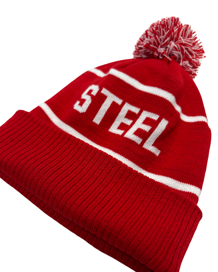 Chicago Steel Legacy Red Knit Beanie