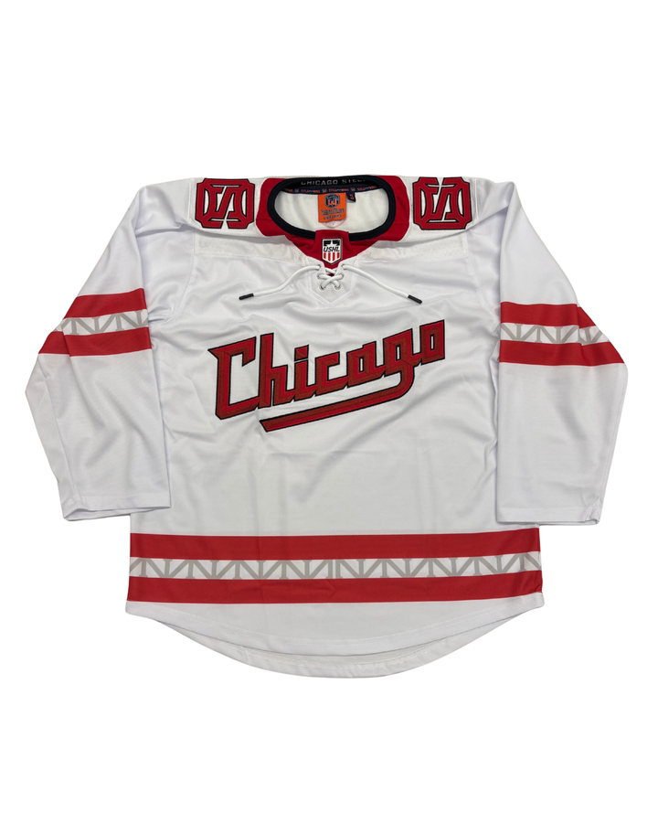 Chicago Steel New Youth White Replica Jersey