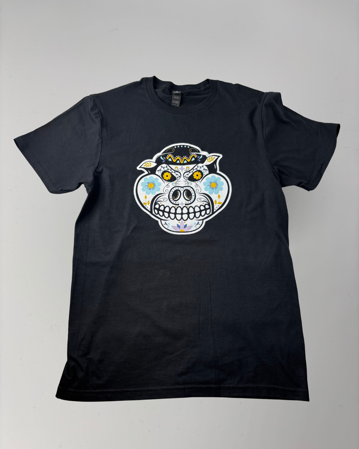 Rockford IceHogs Day of the Dead Black Tee