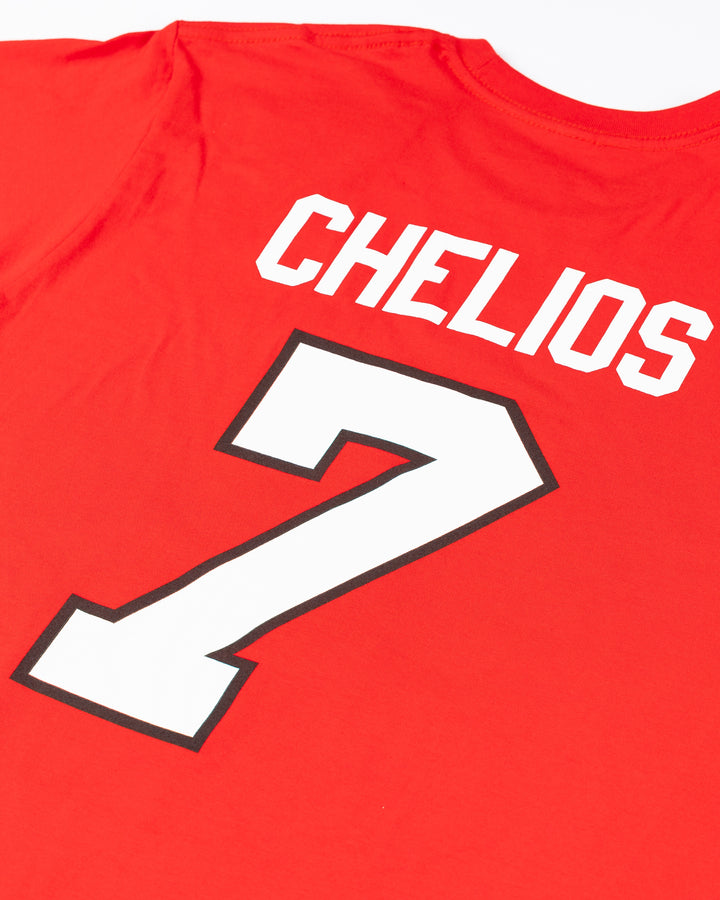 Mitchell & Ness Chicago Blackhawks 1997 Chelios Legacy Name and Number Tee