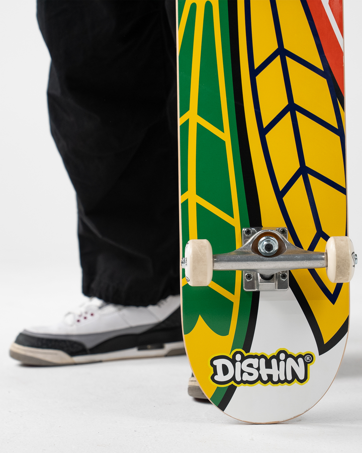 DISHIN x Chicago Blackhawks skateboard deck - with model